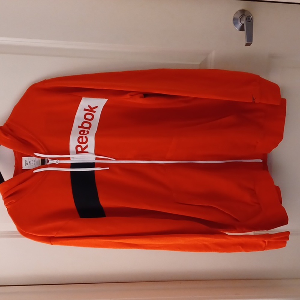 Rebok Zips up Red Hoodie Size 2 XL New with out tags